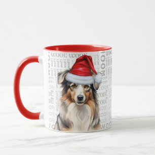 Australische herdershond Kerstman Mok