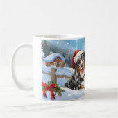 Australische Herdershond Kerstmis Koffiemok (Links)