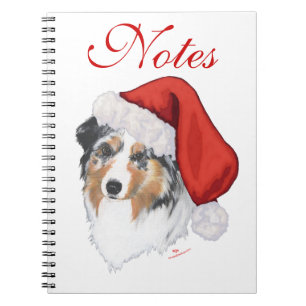 Australische Herdershond Kerstmis Notitieboek