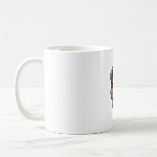 Australische herdershond koffiemok (Links)