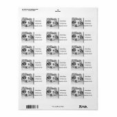 Australische herdershond kunst etiket (Full Sheet)