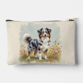 Australische Herdershond Merle Lange Staart Etui (Achterkant)