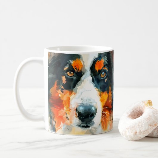 Australische Herdershond Moeder Koffiemok (Met donut)