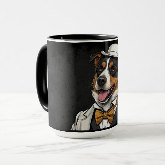 Australische herdershond mok (Voorkant links)