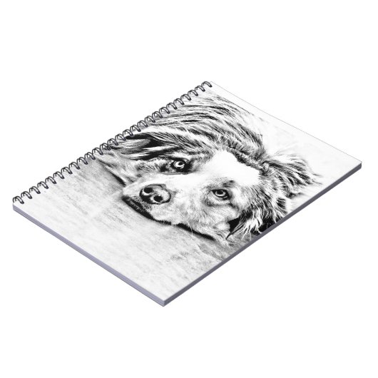 Australische herdershond notitieboek (Linkerzijde)