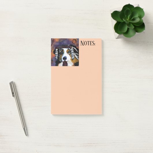 AUSTRALISCHE HERDERSHOND POST-IT® NOTES (Kantoor)