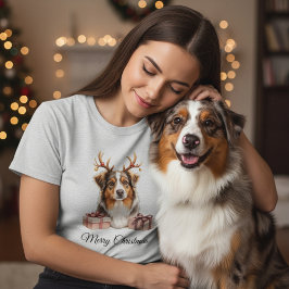 Australische Herdershond Rendierherder T-shirt