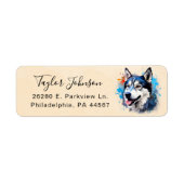 Australische Herdershond Retouradres Etiket (Voorkant)