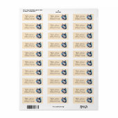 Australische Herdershond Retouradres Etiket (Full Sheet)