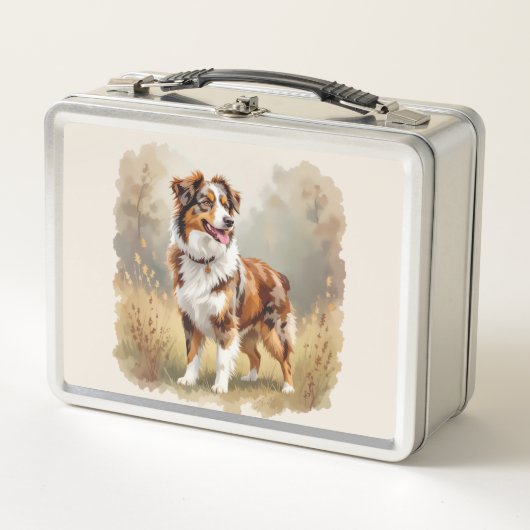 Australische Herdershond Rode Merle Aussie (Voorkant)