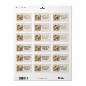 Australische Herdershond Rode Merle Aussie Etiket (Full Sheet)