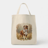 Australische Herdershond Rode Merle Aussie Tote Bag (Achterkant)