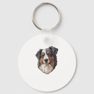 Australische herdershond sleutelhanger