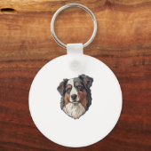 Australische herdershond sleutelhanger (Voorkant)
