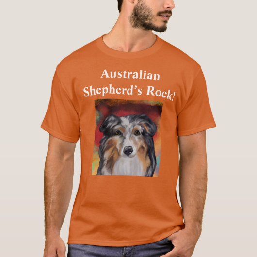 AUSTRALISCHE HERDERSHOND T-SHIRT (Voorkant)