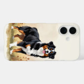 Australische Herdershond Zwarte Driekleurige Aussi Case-Mate iPhone Case (Achterkant (horizontaal))
