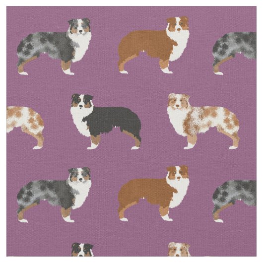 Australische herdershonden paars stof (Close Up)