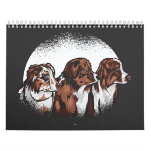 Australische herdershonden T-Shirt Kalender