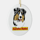 Australische herdersierplant keramisch ornament (Rechts)