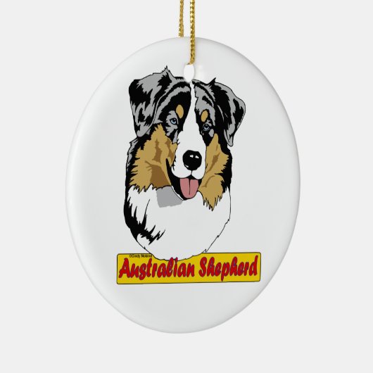 Australische herdersierplant keramisch ornament (Rechts)