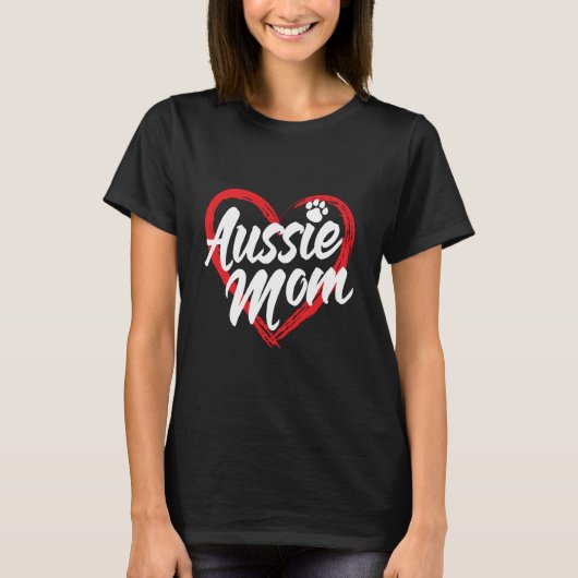Australische Herdersmoeder Funny Dog Lover Austral T-shirt (Voorkant)