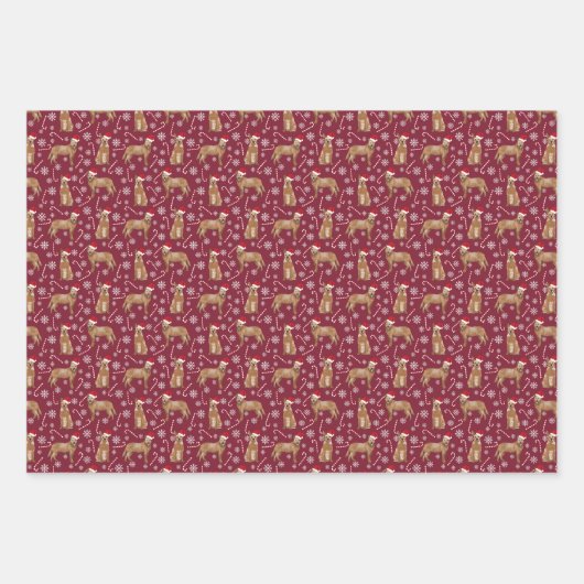 Australische hond Red Heeler Kerstmis Inpakpapier Vel (Voorkant 2)