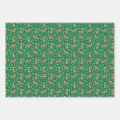 Australische hond Red Heeler Kerstmis Inpakpapier Vel (Voorkant)