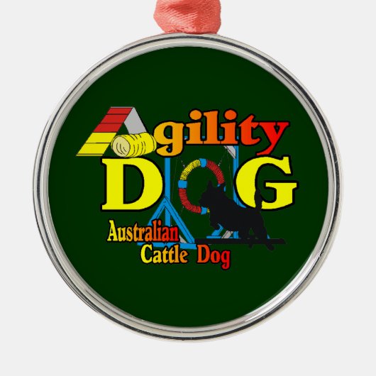 Australische hondbehang metalen ornament (Voorkant)