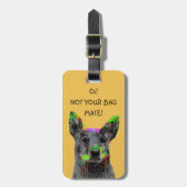 AUSTRALISCHE HONDEN VOOR KATTEN - Label Bag Bagagelabel (Voorkant verticaal)