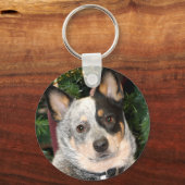 Australische hondfoto sleutelhanger (Voorkant)