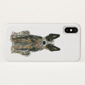 Australische hondje Blue Heeler Phone Case (Achterkant (horizontaal))