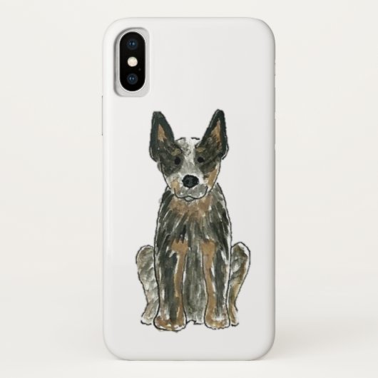 Australische hondje Blue Heeler Phone Case (Achterkant)