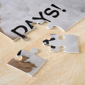 Australische hondjes houden van sneeuwdagen legpuzzel (Zijkant)