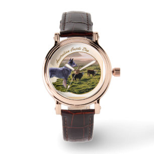 Australische hondkunst horloge