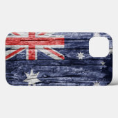Australische houten vlag Case-Mate iPhone case (Achterkant (horizontaal))
