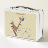 Australische humor kangaroo cartoon afbeelding (Achterkant)