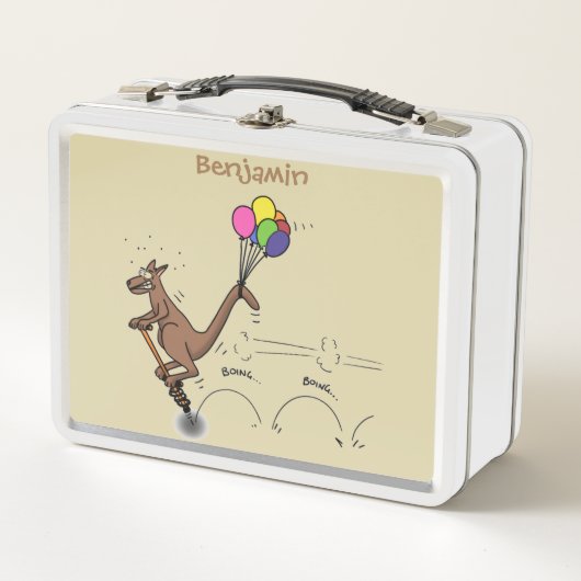 Australische humor kangaroo cartoon afbeelding (Voorkant)