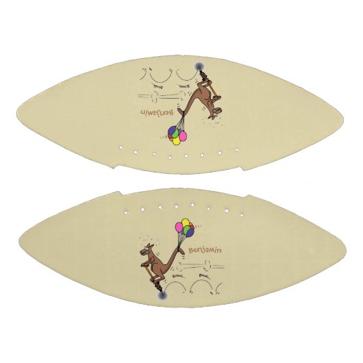 Australische humor kangaroo cartoon afbeelding american football (Panelen)