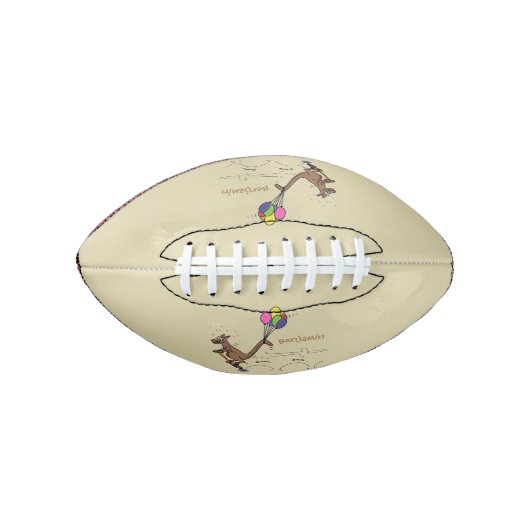 Australische humor kangaroo cartoon afbeelding american football (Voorkant)