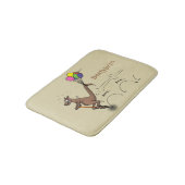 Australische humor kangaroo cartoon afbeelding badmat (Gekanteld)