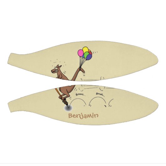 Australische humor kangaroo cartoon afbeelding basketbal (Panelen)