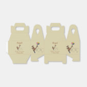 Australische humor kangaroo cartoon afbeelding bedankdoosjes (Uitgevouwen)