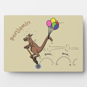 Australische humor kangaroo cartoon afbeelding fotoplaat