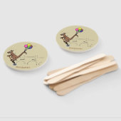 Australische humor kangaroo cartoon afbeelding handwaaier (Niet-gemonteerd)