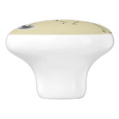 Australische humor kangaroo cartoon afbeelding keramische knop (Zijkant)