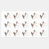 Australische humor kangaroo cartoon afbeelding labels (Vel)