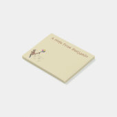 Australische humor kangaroo cartoon afbeelding post-it® notes (Schuin)