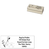 Australische humor kangaroo cartoon afbeelding rubberstempel (Gestempeld)