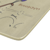 Australische humor kangaroo cartoon afbeelding snijplank (Hoek)