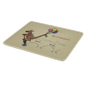 Australische humor kangaroo cartoon afbeelding snijplank (Hoek)